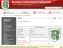 Tablet Screenshot of bip.nowyzmigrod.pl